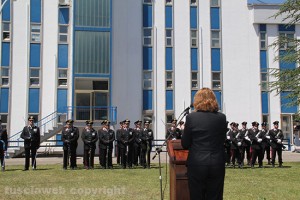 Il prefetto Scolamiero saluta i carabinieri