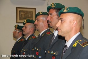 Alcuni dei finanzieri premiati