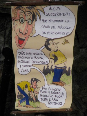 Il Torneo di sputo del nocciolo di ciliegia