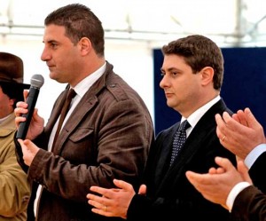 Il presidente Antonelli e il deputato Mazzoli