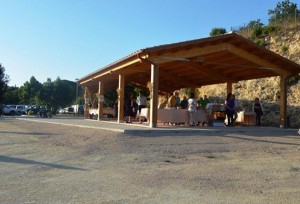 L’area didattica del parcheggio Monterozzi