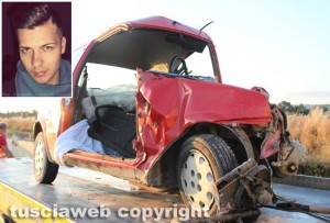 L'incidente mortale sull'Aurelia e nel riquadro Nicolae Timofte