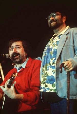 Francesco Guccini  con Lucio Dalla
