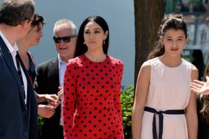 La montefiasconese Maria Alexandra Lungu con Monica Bellucci 