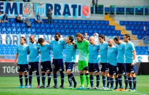 La Lazio in campo