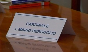 Papa Bergoglio all'incontro moderato da Fausto Pace