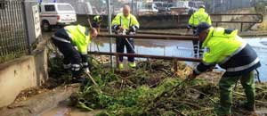 Canale liberato dalla vegetazione