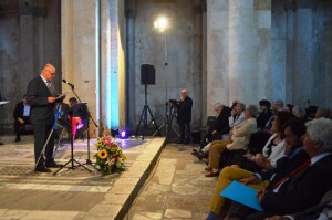 Un momento della cerimonia di premiazione