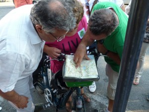 Il ciclista Boni nel Giro d’Italia delle buone pratiche a rifiuti zero