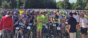 I ciclisti della Granfondo Selva della Roccaccia