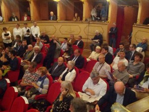 Un momento del convegno sulla via Francigena