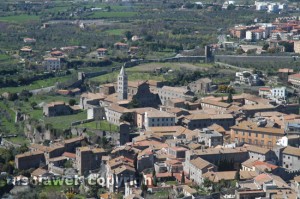 Una veduta di Viterbo dall'alto