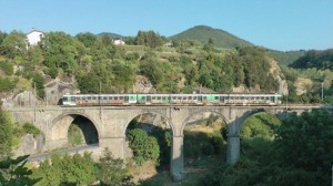 Un treno della Roma-Civita Castellana-Viterbo