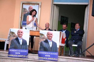 Simona Bonafè (Pd) a Civita Castellana per Gianluca Angelelli