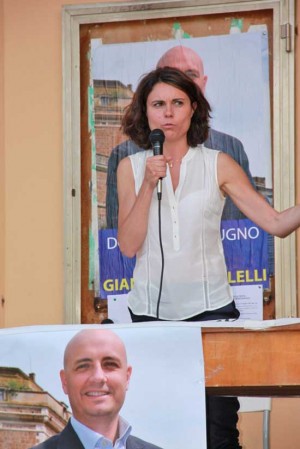 Simona Bonafè (Pd) a Civita Castellana per Gianluca Angelelli