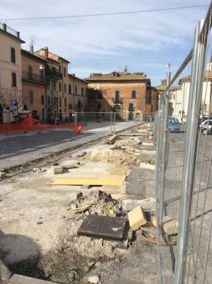 Lavori a San Martino al Cimino 
