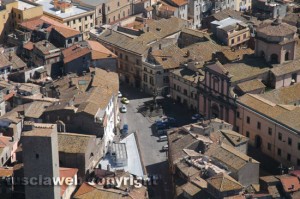 Una veduta di Viterbo dall'alto