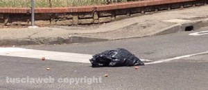 Immondizia sull'incrocio