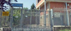 La caserma dei carabinieri di Carbognano