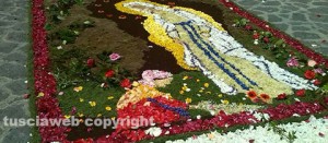 L'infiorata di Lubriano