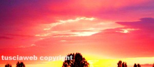 Un fantastico tramonto a santa Barbara