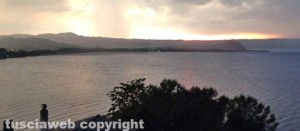 Il tramonto da Capodimonte