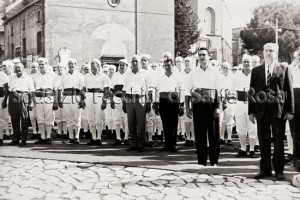 Guglielmo Riccardi, a destra di Nello Celestini