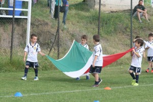 Sfilata iniziale Ssd Calcio Tuscia