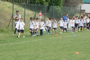 Sfilata iniziale Ssd Calcio Tuscia