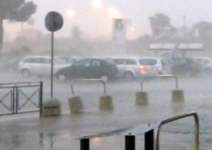 Temporale su Viterbo