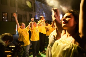I ragazzi dell'associazione Juppiter sport in "That's amore"