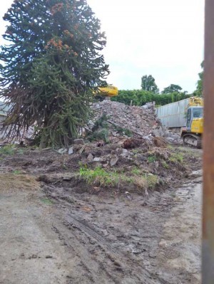 Viterbo - La villetta distrutta