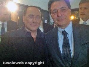 Silvio Berlusconi e Giulio Marini 