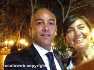Andrea Marcosano e Renata Poverini 
