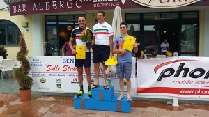 Gabriele Superchi sul podio