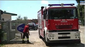 L'impianto di compostaggio Kyklos di Aprilia - Due operai viterbesi morti - L'intervento dei vigili del fuoco