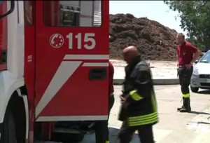 L'impianto di compostaggio Kyklos di Aprilia - Due operai viterbesi morti - L'intervento dei vigili del fuoco