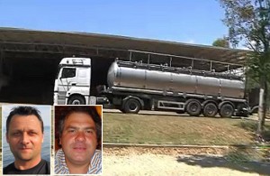 L'impianto di compostaggio Kyklos di Aprilia - Nei riquadri Roberto Papini e Fabio Lisei