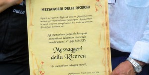 La pergamena dei Messaggeri della ricerca