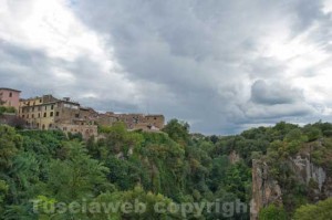 Una panoramica di Civita Castellana