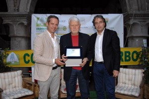 Il procuratore Giancarlo Caselli a Caffeina con i vertici di Coldiretti Viterbo Andrea Renna e Mauro Pacifici