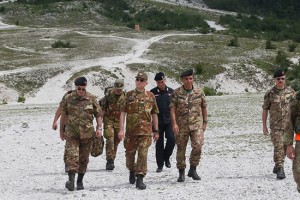 Il Capo di Stato maggiore dell'esercito, Claudio graziano, incontra il 15esimo corso "Ardire"