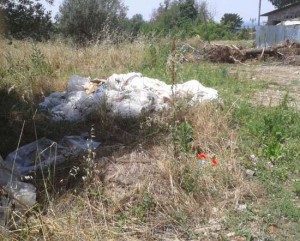 Vetralla - La sporcizia alla chiesa di Forum Cassii