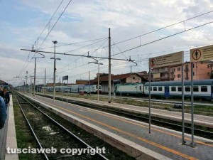 Viterbo - I treni alla stazione di porta Fiorentina
