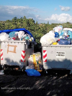 L'isola ecologica di strada San Cataldo
