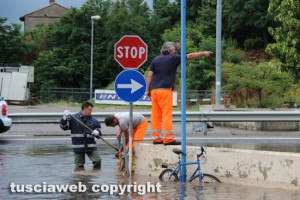 Maltempo - Bomba d’acqua su Viterbo