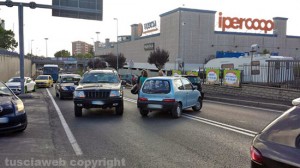 Traffico in tilt sulla Tagenziale per una manovra azzardata