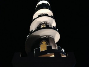 La mini macchina Spirale di fede del quartiere Pilastro