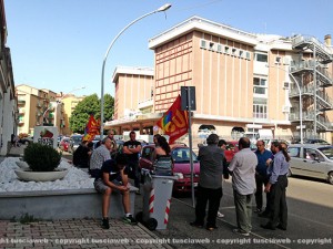 La manifestazione Usb