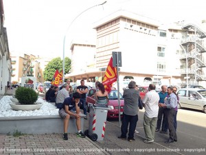 La manifestazione Usb